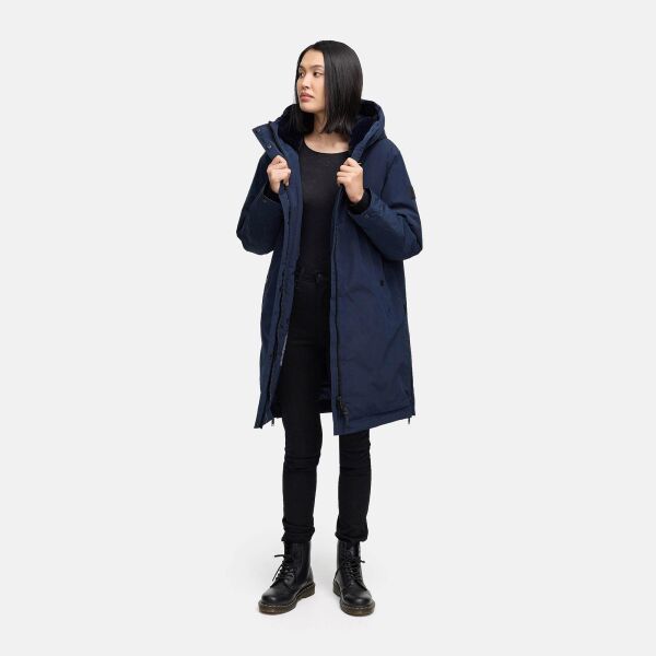 Navahoo Hageltanz Damen Winterjacke Parka Navy-Größe S - Gr. 36