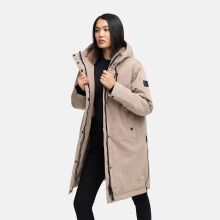 Navahoo Hageltanz Damen Winterjacke Parka TaupeGrey-Größe S - Gr. 36