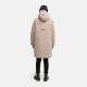Navahoo Hageltanz Damen Winterjacke Parka TaupeGrey-Größe S - Gr. 36