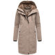 Navahoo Hageltanz Damen Winterjacke Parka TaupeGrey-Größe S - Gr. 36