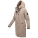 Navahoo Hageltanz Damen Winterjacke Parka TaupeGrey-Größe S - Gr. 36