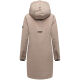 Navahoo Hageltanz Damen Winterjacke Parka TaupeGrey-Größe S - Gr. 36