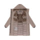Navahoo Hageltanz Damen Winterjacke Parka TaupeGrey-Größe S - Gr. 36