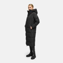 Marikoo Honiaa Damen Winter Steppmantel Parka Schwarz-Größe 3XL - Gr. 46