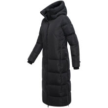 Marikoo Honiaa Damen Winter Steppmantel Parka Schwarz-Größe 5XL - Gr. 50