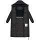 Marikoo Honiaa Damen Winter Steppmantel Parka Schwarz-Größe 5XL - Gr. 50