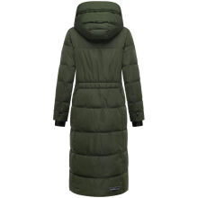 Marikoo Honiaa Damen Winter Steppmantel Parka DarkOlive-Größe L - Gr. 40
