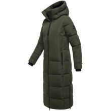 Marikoo Honiaa Damen Winter Steppmantel Parka DarkOlive-Größe XXL - Gr. 44