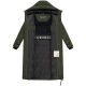 Marikoo Honiaa Damen Winter Steppmantel Parka DarkOlive-Größe 3XL - Gr. 46