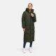 Marikoo Honiaa Damen Winter Steppmantel Parka DarkOlive-Größe 5XL - Gr. 50
