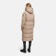 Marikoo Honiaa Damen Winter Steppmantel Parka TaupeGrey-Größe M - Gr. 38