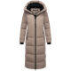 Marikoo Honiaa Damen Winter Steppmantel Parka TaupeGrey-Größe L - Gr. 40