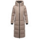 Marikoo Honiaa Damen Winter Steppmantel Parka TaupeGrey-Größe L - Gr. 40