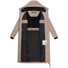 Marikoo Honiaa Damen Winter Steppmantel Parka TaupeGrey-Größe XXL - Gr. 44