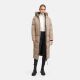 Marikoo Honiaa Damen Winter Steppmantel Parka TaupeGrey-Größe 3XL - Gr. 46