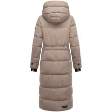 Marikoo Honiaa Damen Winter Steppmantel Parka TaupeGrey-Größe 4XL - Gr. 48