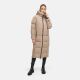 Marikoo Honiaa Damen Winter Steppmantel Parka TaupeGrey-Größe 4XL - Gr. 48
