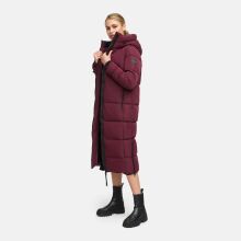 Marikoo Honiaa Damen Winter Steppmantel Parka Wine-Größe XS - Gr. 34