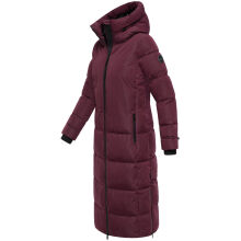 Marikoo Honiaa Damen Winter Steppmantel Parka Wine-Größe 5XL - Gr. 50
