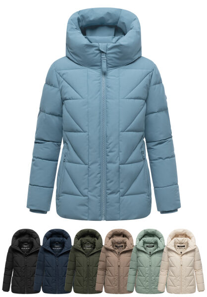 Marikoo Kuschelnasee Damen Herbst Winter Steppjacke