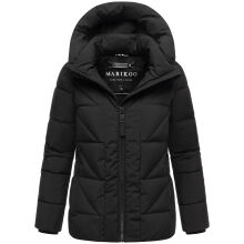 Marikoo Kuschelnasee Damen Herbst Winter Steppjacke Schwarz-Größe XS - Gr. 34