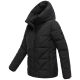 Marikoo Kuschelnasee Damen Herbst Winter Steppjacke Schwarz-Größe XS - Gr. 34