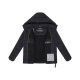 Marikoo Kuschelnasee Damen Herbst Winter Steppjacke Schwarz-Größe XL - Gr. 42