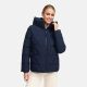 Marikoo Kuschelnasee Damen Herbst Winter Steppjacke Navy-Größe M - Gr. 38