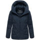 Marikoo Kuschelnasee Damen Herbst Winter Steppjacke Navy-Größe L - Gr. 40