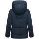 Marikoo Kuschelnasee Damen Herbst Winter Steppjacke Navy-Größe L - Gr. 40