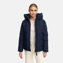 Marikoo Kuschelnasee Damen Herbst Winter Steppjacke Navy-Größe XL - Gr. 42
