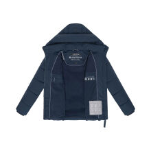 Marikoo Kuschelnasee Damen Herbst Winter Steppjacke Navy-Größe XL - Gr. 42