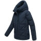 Marikoo Kuschelnasee Damen Herbst Winter Steppjacke Navy-Größe XL - Gr. 42