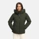 Marikoo Kuschelnasee Damen Herbst Winter Steppjacke DarkOlive-Größe L - Gr. 40