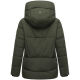 Marikoo Kuschelnasee Damen Herbst Winter Steppjacke DarkOlive-Größe L - Gr. 40