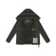 Marikoo Kuschelnasee Damen Herbst Winter Steppjacke DarkOlive-Größe L - Gr. 40