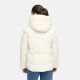 Marikoo Kuschelnasee Damen Herbst Winter Steppjacke Cream-Größe S - Gr. 36