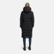 Marikoo Lanitaa Damen Winter Steppmantel Parka Schwarz Größe S - Gr.36