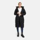Marikoo Lanitaa Damen Winter Steppmantel Parka Schwarz Größe M - Gr.38