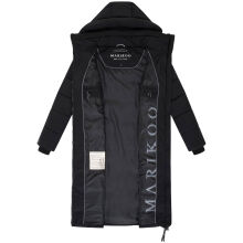 Marikoo Lanitaa Damen Winter Steppmantel Parka Schwarz Größe XXXXL - Gr.48