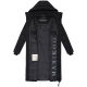 Marikoo Lanitaa Damen Winter Steppmantel Parka Schwarz Größe XXXXXL - Gr.50