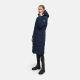 Marikoo Lanitaa Damen Winter Steppmantel Parka Navy Größe XXL - Gr.44