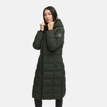 Marikoo Lanitaa Damen Winter Steppmantel Parka DarkOlive Größe L - Gr.40