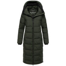 Marikoo Lanitaa Damen Winter Steppmantel Parka DarkOlive Größe L - Gr.40