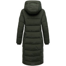 Marikoo Lanitaa Damen Winter Steppmantel Parka DarkOlive Größe L - Gr.40