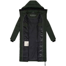 Marikoo Lanitaa Damen Winter Steppmantel Parka DarkOlive Größe L - Gr.40