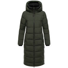 Marikoo Lanitaa Damen Winter Steppmantel Parka DarkOlive Größe XXXXXL - Gr.50