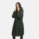 Marikoo Lanitaa Damen Winter Steppmantel Parka DarkOlive Größe XXXXXXL - Gr.52