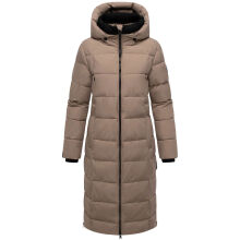 Marikoo Lanitaa Damen Winter Steppmantel Parka TaupeGrey Größe M - Gr.38