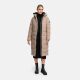 Marikoo Lanitaa Damen Winter Steppmantel Parka TaupeGrey Größe M - Gr.38